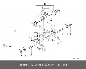 Велосипед 82 72 9 407 932 BMW