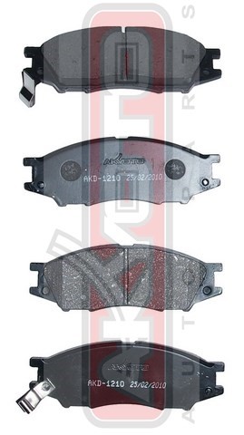 Колодки тормозные дисковые AKD-1210 AKYOTO