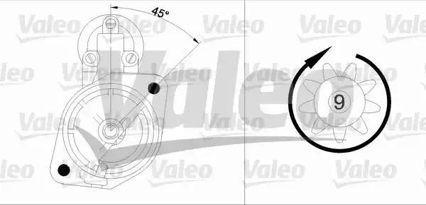 Стартер 436085 VALEO PHC