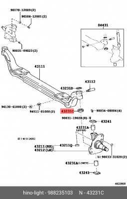 Деталь 988235103 HINO