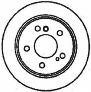 Тормозной диск 561698B BENDIX JURID
