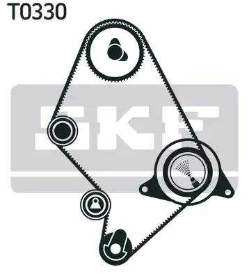 Комплект ремня ГРМ VKMS91124 SKF