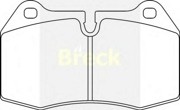 Комплект тормозных колодок, диско 2147100 BRECK