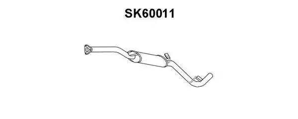 Предглушитель выхлопных газов SK60011 VENEPORTE