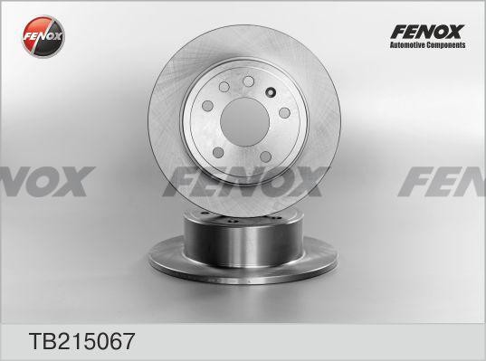 Диск тормозной TB215067 FENOX