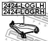 Рычаг подвески 2424-LOGLH FEBEST