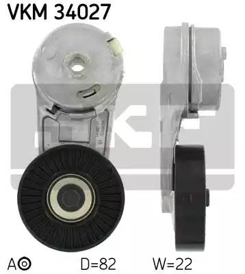 Натяжной ролик, поликлиновой  ремень VKM34027 SKF