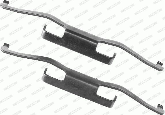 Комплектующие, колодки дискового тормоза FBA444 FERODO