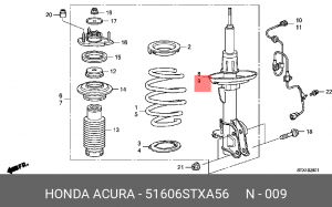 Деталь 51606STXA56 HONDA