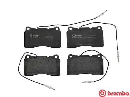 Комплект тормозных колодок, диско P23082 BREMBO