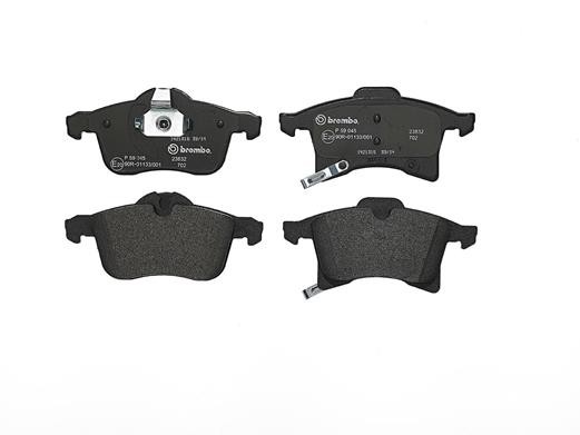 Комплект тормозных колодок, диско P59045 BREMBO