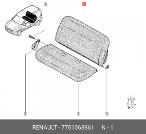 Гидроагрегат, тормозная система 7701063861 RENAULT