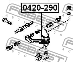 Опора шаровая подвески 0420-290 FEBEST