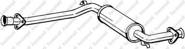 Средний глушитель выхлопных газов 278089 BOSAL