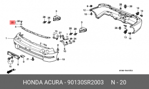 Деталь 90130SR2003 HONDA