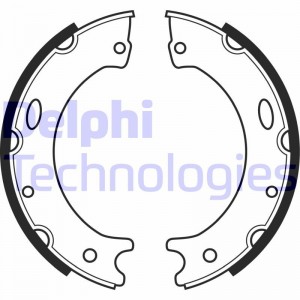 Комплект тормозных колодок, стояночная тормозная система LS1989 DELPHI