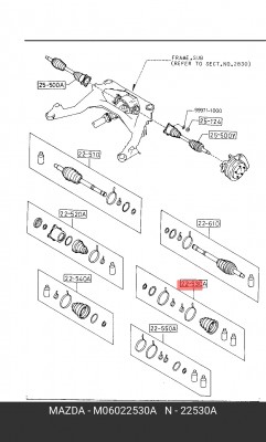 Деталь M060-22-530A MAZDA