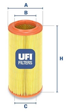 Воздушный фильтр 27.257.00 UFI
