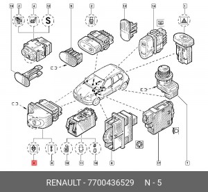 Деталь 7700436529 RENAULT