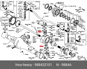 Деталь 988432101 HINO