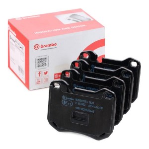 Комплект тормозных колодок, диско P65002 BREMBO