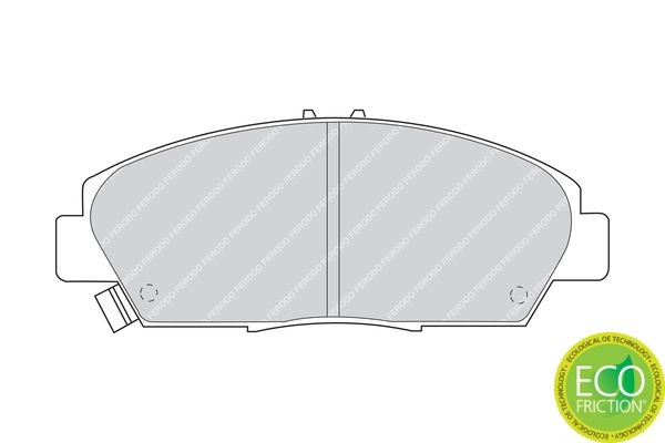 Комплект тормозных колодок, диско FSL143 FERODO