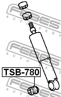 Сайлентблок - втулка амортизатора подвески TSB-780 FEBEST