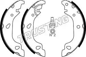 Комплект тормозных колодок 034104 TRUSTING
