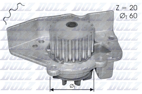 Водяной насос N405 DOLZ