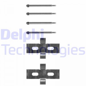 Комплектующие, колодки дискового тормоза LX0050 DELPHI