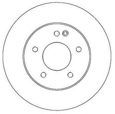 Тормозной диск 561696B BENDIX JURID
