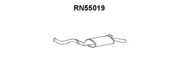 Глушитель выхлопных газов конечный RN55019 VENEPORTE