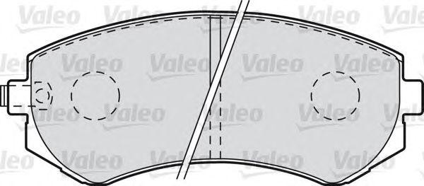 Комплект тормозных колодок, диско 598806 VALEO PHC