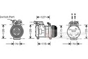 Компрессор, кондиционер 7700K031 VAN WEZEL
