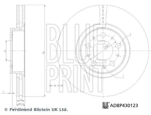Масляный фильтр ADC42122 BLUE PRINT