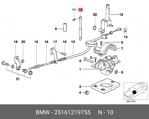 Тяга 25 16 1 219 755 BMW