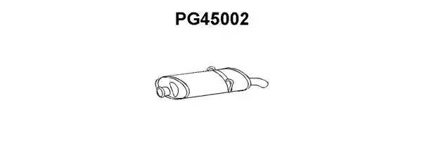 Глушитель выхлопных газов конечный PG45002 VENEPORTE