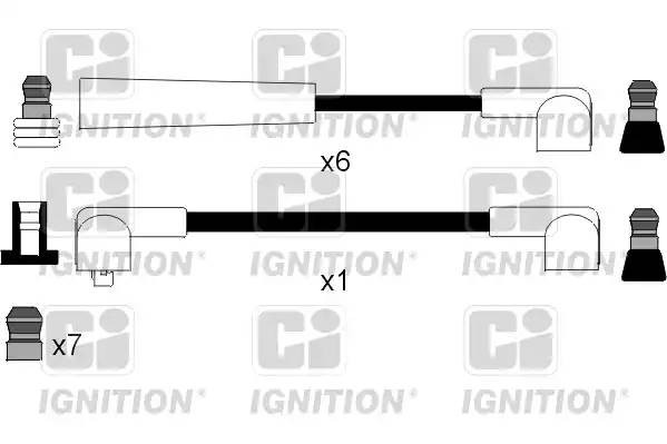 Ккомплект проводов зажигания XC1015 QUINTON HAZELL