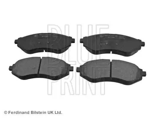 Комплект тормозных колодок, диско ADG04257 BLUE PRINT