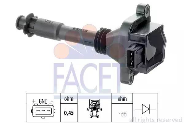 Катушка зажигания 9.6214 FACET