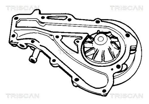 Водяной насос 8600 25814 TRISCAN
