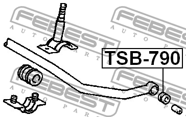 Втулка стабилизатора TSB-790 FEBEST