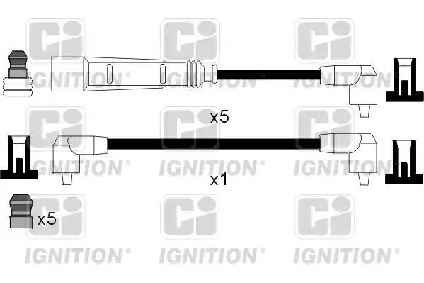 Ккомплект проводов зажигания XC948 QUINTON HAZELL