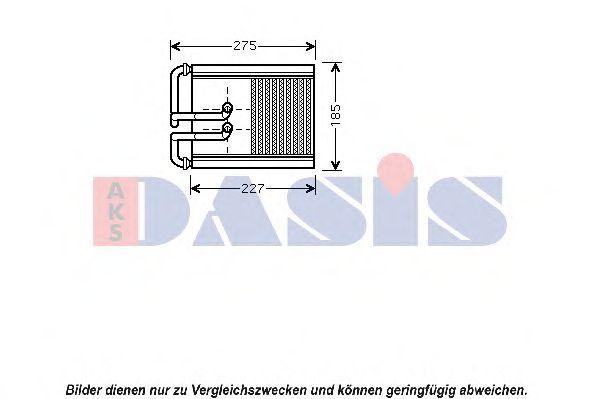 Теплообменник, отопление салона 569014N AKS DASIS