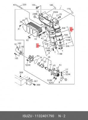 Фильтр масляный двигателя 1-13240-179-0 ISUZU