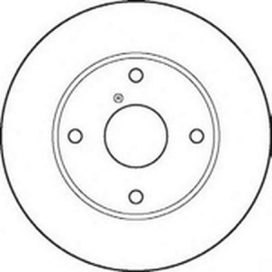 Тормозной диск 561871B BENDIX JURID
