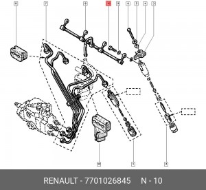 Болт 7701026845 RENAULT