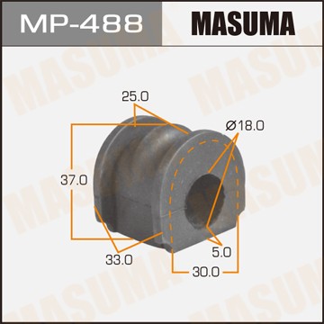 Втулка стабилизатора MP488 MASUMA