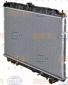 Радиатор, охлаждение двигател 8MK 376 724-691 HELLA