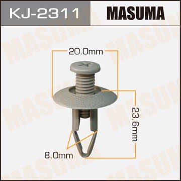 Клипса крепежная KJ2311 MASUMA